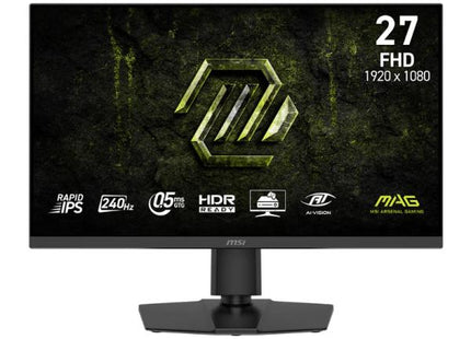 MONITOR GAMING MSI MAG 272PF X24 27 PULG PLANA 1920 X 1080 FHD 240HZ IPS ADAPTIVE-SYNC ALTAVOCES 2X2W 9S6-3CE59T-023 NEGRO