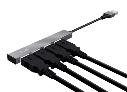 Trust adaptador 4-puertos mini hub USB - 23786
