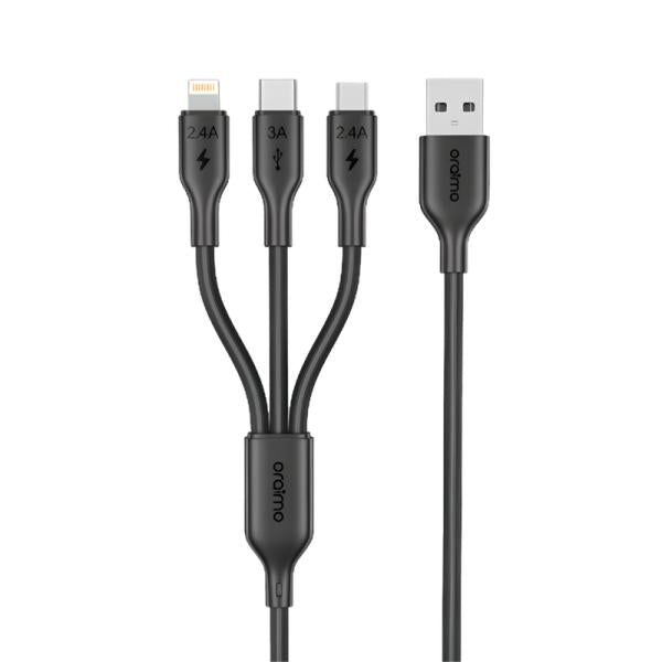 Oraimo Cable USB-A a USB-C/Lightning/Micro-USB, OCD-118MCL