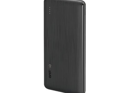 POWER BANK ORAIMO POWERFLOW B11 OPB-1102 10000 MAH CARGA DE 15 W 4 INDICADORES LED Y MODO DE BAJA CORRIENTE NEGRO