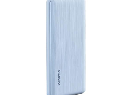 POWER BANK ORAIMO POWERFLOW B11 OPB-1102 10000 MAH CARGA DE 15 W 4 INDICADORES LED Y MODO DE BAJA CORRIENTE CELESTE