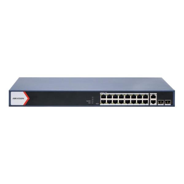 Hikvision switch 16 puertos PoE DS-3E1520P-EI/M