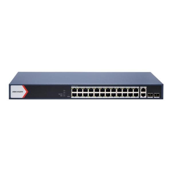 Hikvision switch 24 puertos PoE DS-3E1528P-EI/M