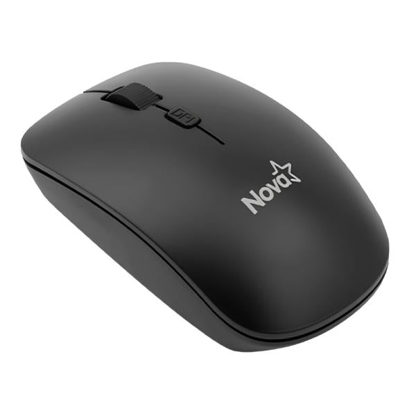 Nova mouse inalámbrico 800/1200/1600 DPI negro, MAH13400001C