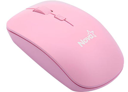 Nova mouse inalámbrico 800/1200/1600 DPI rosado, MAH13400002C