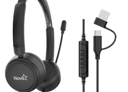 Nova Headset Alámbrico USB-C con Micrófono ENC, FHS44160001C