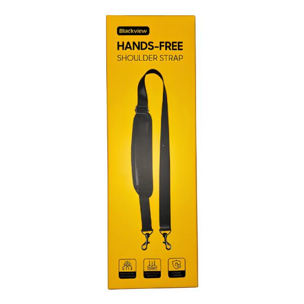 Blackview C04 correa de hombro negra para tableta rugerizada