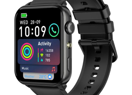 Blackview R30 MAX smartwatch color negro, vista frontal