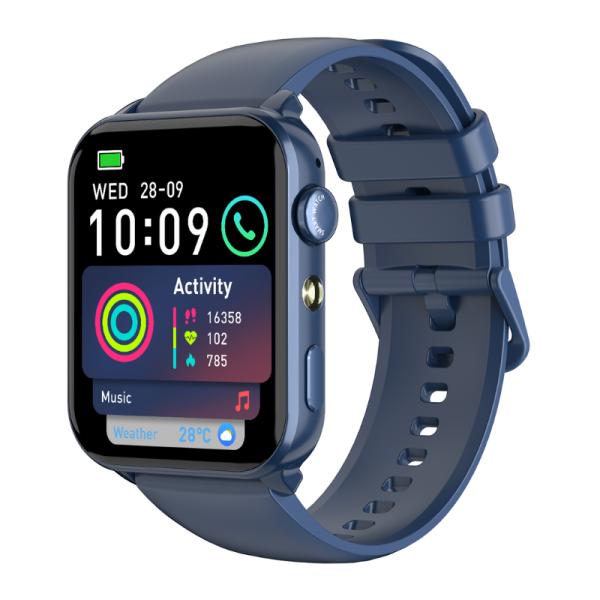 Blackview R30 MAX smartwatch color azul, vista frontal