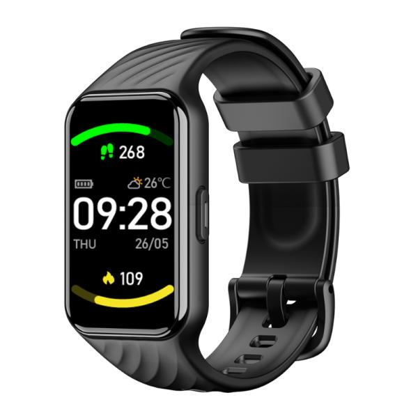 Blackview R10 smartwatch color negro, vista frontal
