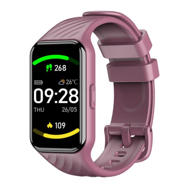 Blackview R10 smartwatch color morado, vista frontal