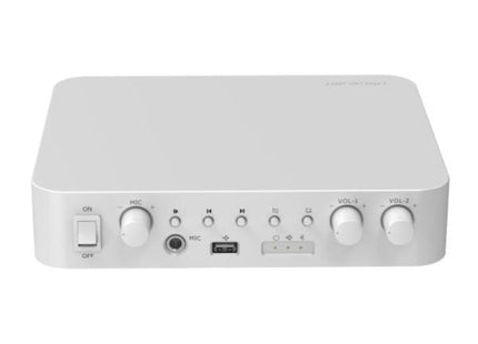 AMPLIFICADOR DE AUDIO DE RED HIKVISION DS-QAE0A60G1-VB(O-STD)/EU 2 ZONAS 60W BLUETOOTH USB RCA 327400189 BLANCO