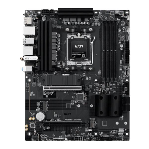 MSI Tarjeta Madre AM5 ATX DDR5 WiFi 7, PRO B850-S EVO WIFI
