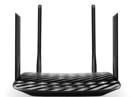 ROUTER TP-LINK ARCHER C6 2.4 / 5 GHZ AC1200 4 LAN GIGABIT / 1 WAN GIGABIT WI-FI 5 / MU-MIMO NEGRO