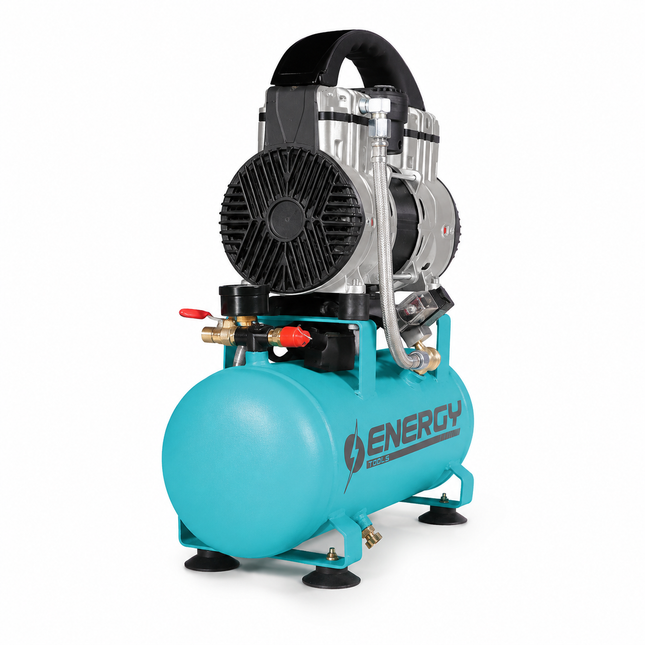 Energy Compresor 9L sin aceite 1100W, CSA 9/16