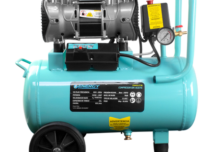ENERGY Compresor 24L sin aceite 1100W, CSA 24/1/16