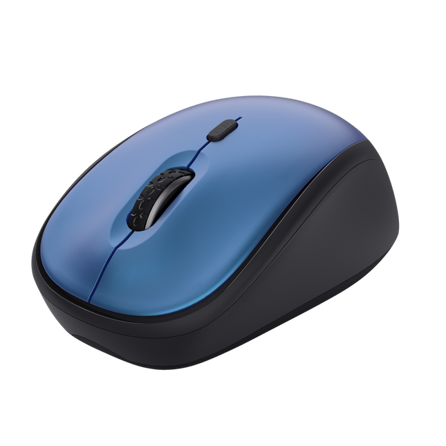 Trust mouse inalambrico eco color azul- 24551