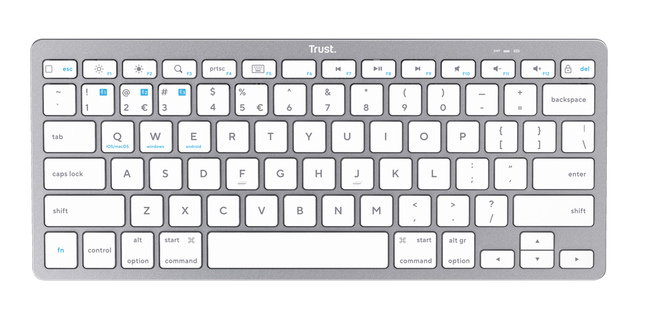 Teclado Trust Bluetooth inalámbrico en Español, 24654