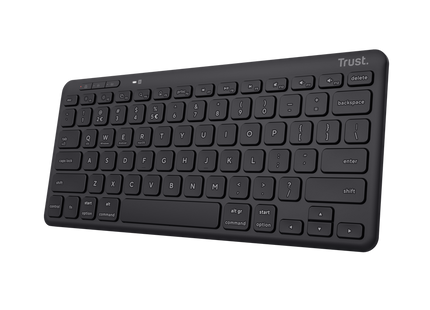Detalle de teclas de tijera bajo perfil del teclado Trust Lyra 25059