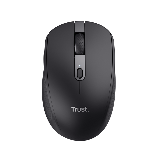 Mouse Trust Ozaa Inalámbrico Recargable Silencioso Negro, 24819