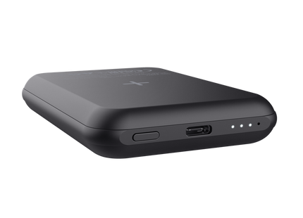 Power Bank Trust Magnética 5000 mAh Negro, 24877