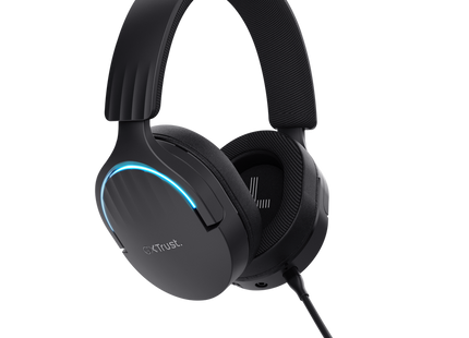 Trust Fayzo GXT 491 gaming headset vista superior con diadema acolchada
