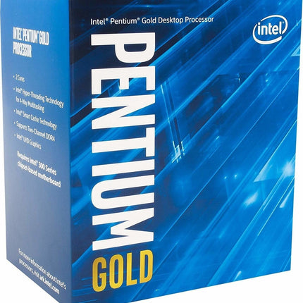 Procesador Intel Pentium Gold G6405 | 10ª Gen | 4.1 GHz | 2 Núcleos | 4MB Caché | LGA 1200