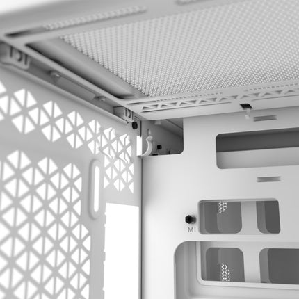Case Gaming Corsair 2500X RGB White | Media Torre | Doble Cámara | Vidrio Templado | iCUE Link RX RGB