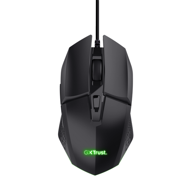 Mouse Trust GXT 109 Felox Gaming Alámbrico Negro,  25036