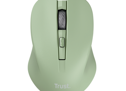 Mouse Trust Mydo silencioso verde 25042 vista frontal completa