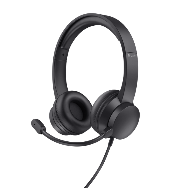 Trust headset supraaurales USB PC almohadillas y diadema ajustable - 25088