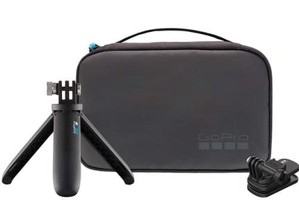 GoPro Travel Kit AKTTR-002 con Shorty, Clip Giratorio Magnético y Estuche Compacto