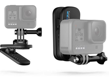 GoPro Travel Kit AKTTR-002 con Shorty, Clip Giratorio Magnético y Estuche Compacto
