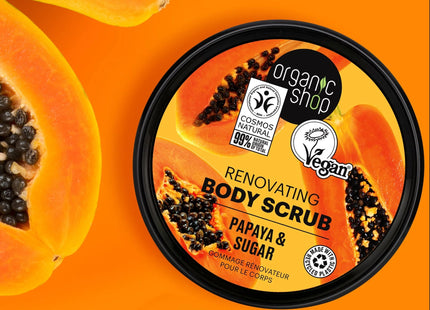 Organic Shop Exfoliante corporal renovador papaya 250ml