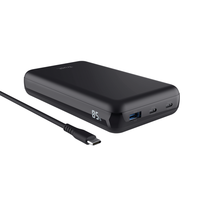 Power Bank Trust Laro 100W para Portátiles Carga Rápida USB-C, 25240