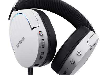 Puerto de carga headset Trust GXT 491W Fayzo gaming blanco
