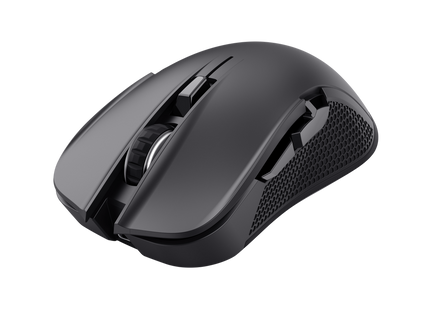 Mouse Trust GXT 931 Ybar vista posterior con compartimento receptor USB