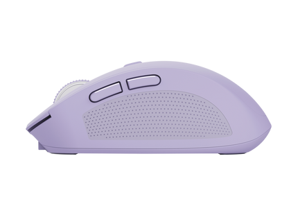 Mouse Trust Ozaa inalámbrico en ángulo mostrando diseño compacto
