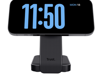 Cargador Trust Viro Magnético Inalámbrico 3 en 1 para iPhone, Apple Watch y AirPods, 25464