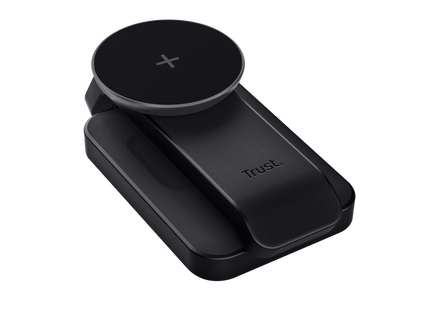 Cargador Trust Viro Magnético Inalámbrico 3 en 1 para iPhone, Apple Watch y AirPods, 25464