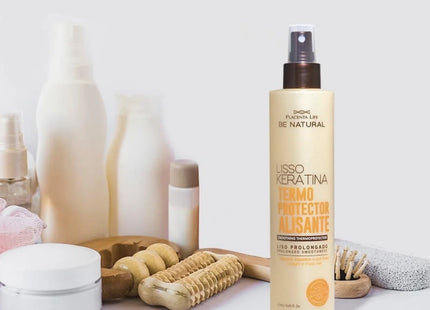 Tratamiento Alisante Thermo Liso Keratina Placent Life | 250ml | Control de frizz y alisado duradero