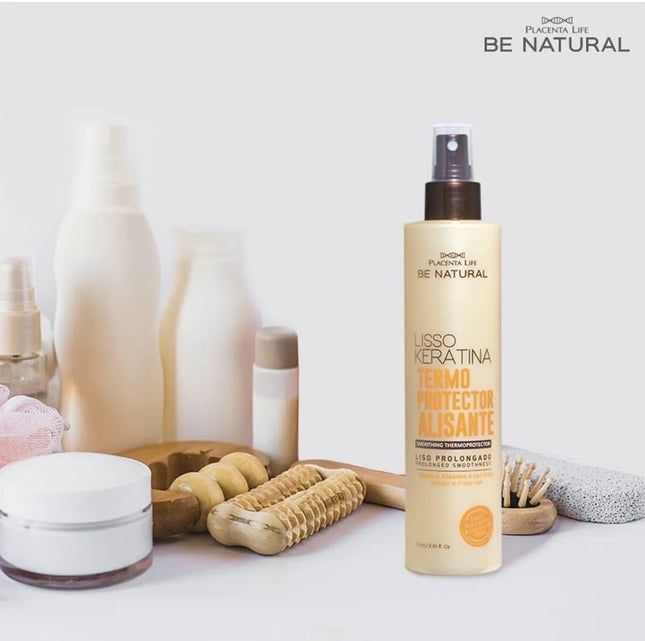 Tratamiento Alisante Thermo Liso Keratina Placent Life | 250ml | Control de frizz y alisado duradero