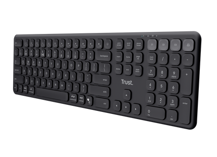 Trust Vaiya teclado inalambrico multidispositivo negro - 25635