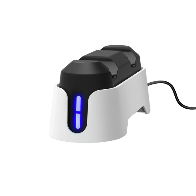 Base de Carga Doble Trust para Mandos de PS5 GXT 228 Blanco, 25597