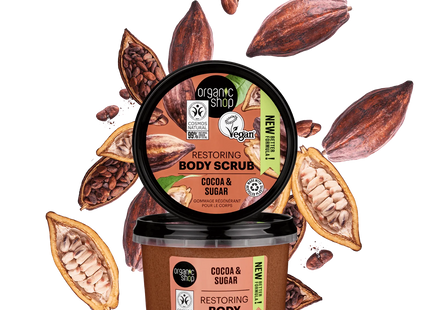 Organic Shop Exfoliante corporal restaurador cacao