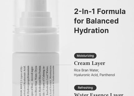Dr. Althea 345 Relief Cream Mist 60ml - ingredientes clave