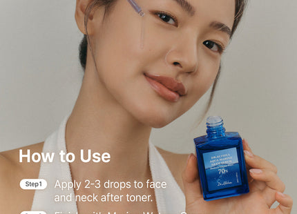 Dr. Althea Serum Aqua Marine Deep - vista lateral del envase
