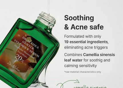 Dr. Althea Serum Gentle Vitamin C 20% - aplicación en piel