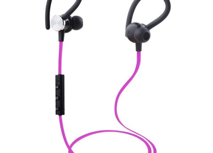 Audífonos intrauditivos Argom Ultima Edge rosados con cable 3.5mm y micrófono integrado