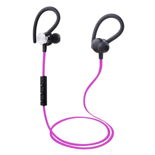 Audífonos intrauditivos Argom Ultima Edge rosados con cable 3.5mm y micrófono integrado
